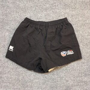 USA Rugby Shorts Mens 32 Black Rugby 2007 Championships Kooga Drawstring
